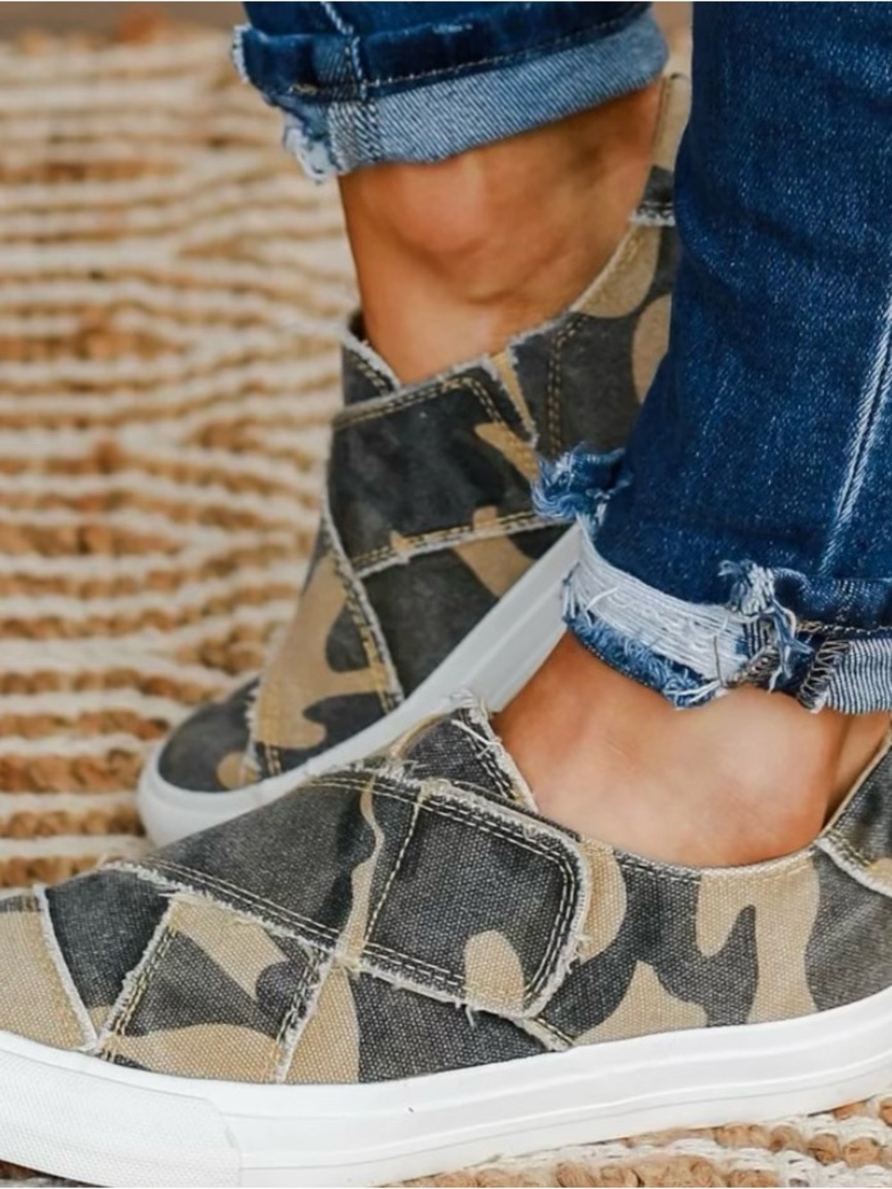 Gypsy Jazz Ivette Camo Slip-On Sneakers - Women